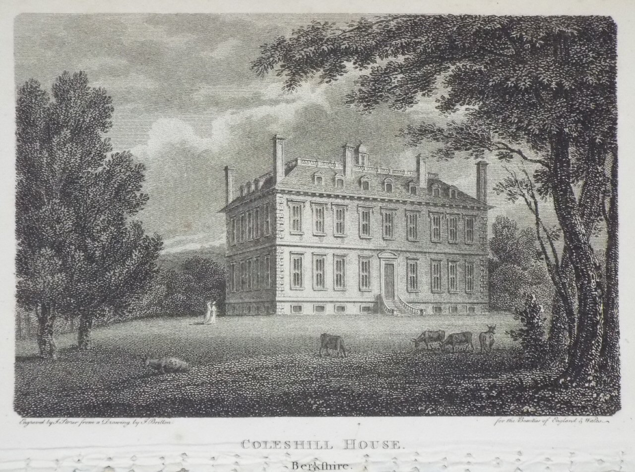 Print - Coleshill House, Berkshire. - Storer